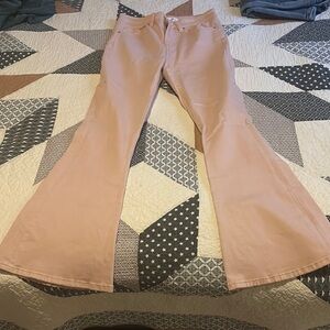 Altar'd State Pink Flare Jeans